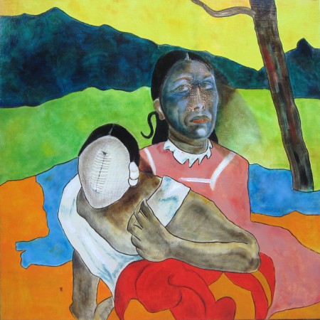 84 Autoportrait Hommage Gauguin
